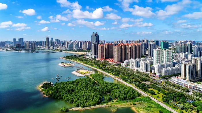 湛江金沙湾风景。彭镇强 摄