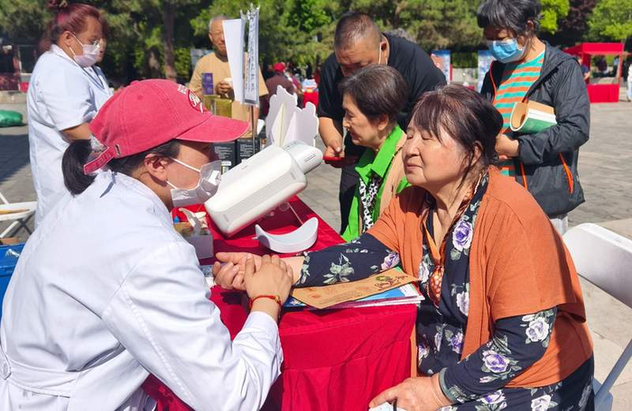 东城区第八届社区邻里节活动现场。新京报记者 王贵彬 摄