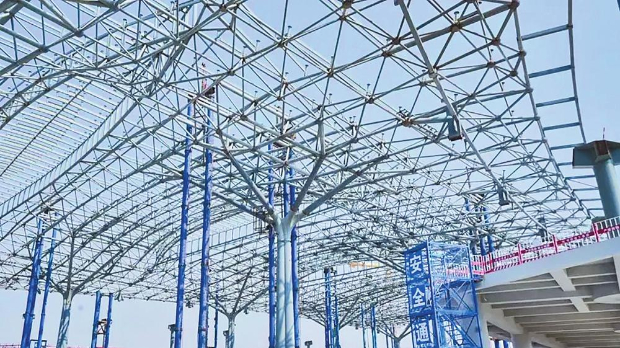 昆明长水国际机场改扩建工程现场。 通讯员 杨世广 摄