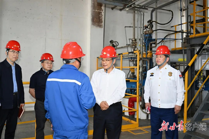 5月11日，省委副书记、省长任振鹤在白银市白银区、靖远县调研。新甘肃·甘肃日报记者盛学卿