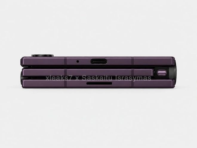 折叠状态下的 Galaxy Z TriFold 2 与 S Pen 示意图