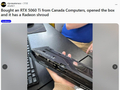 技嘉 RTX 5060 Ti 显卡印有 AMD Radeon 字样？实际仅为散热器装配错误