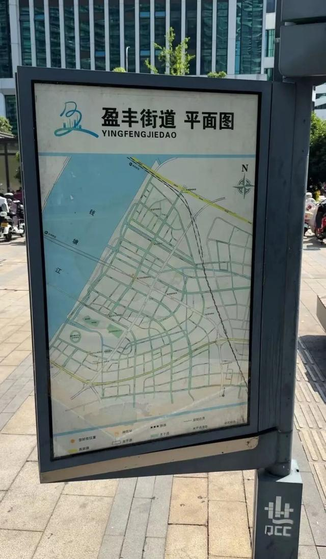 盈丰街道平面图