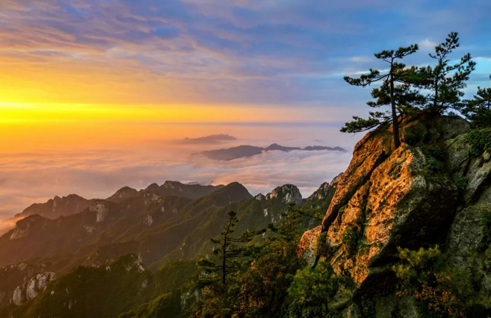 图为伏牛山晨曦。隋刚 摄