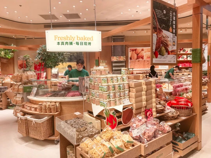 △一栗NUT CO.北京某门店内部。