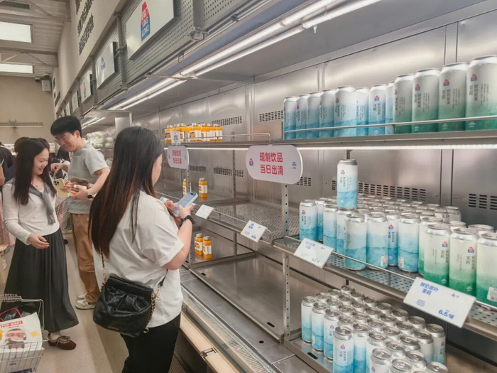 △现制饮品为金粒门最受欢迎的商品之一。