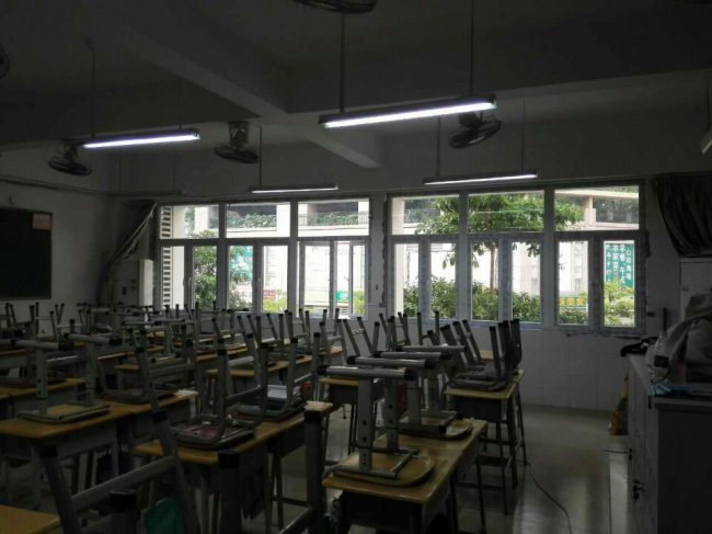 某学校隔音项目落地实景图