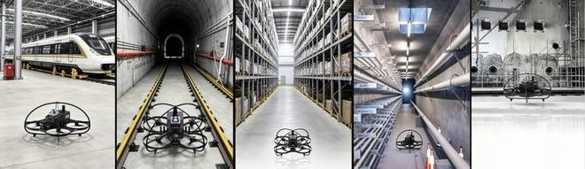 可应用于桥隧管廊巡检等室内和高危工业场景。图片来源：通号低空公司