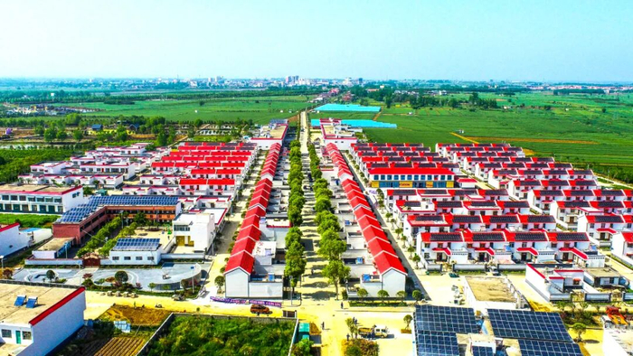 图为移民新村淅川县邹庄村。南阳市委宣传部 供图
