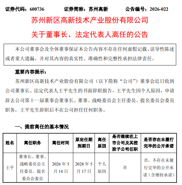 苏州高新公告截图
