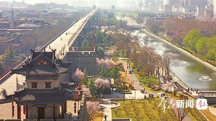 西安城墙（资料照片）。 受访者供图