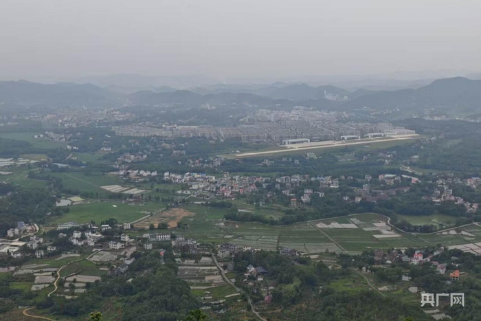 俯瞰南康低空经济产业园（央广网发  刘泽对  摄）