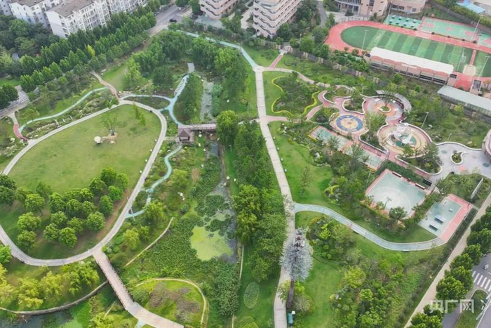 口袋公园（央广网发 庐江县委宣传部供图）
