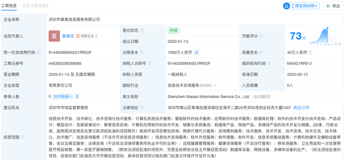 图源：天眼查