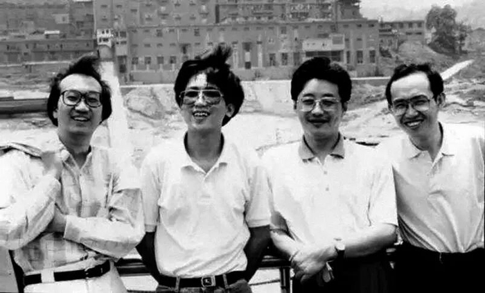 ▲冯仑、易小迪、王功权和潘石屹