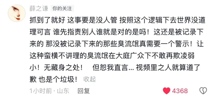 薛之谦评论截图