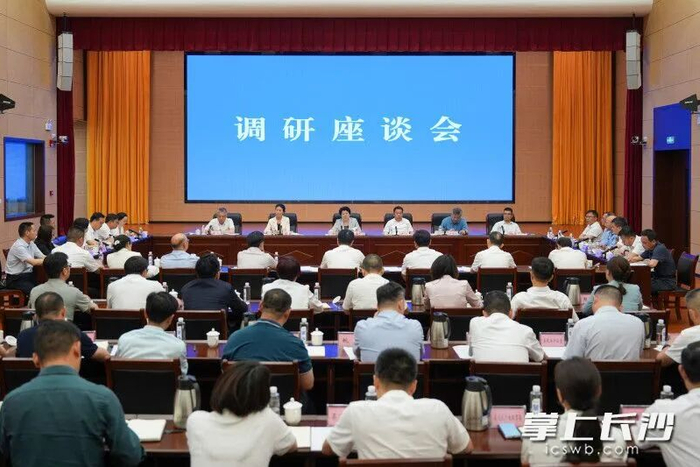 调研座谈会现场。