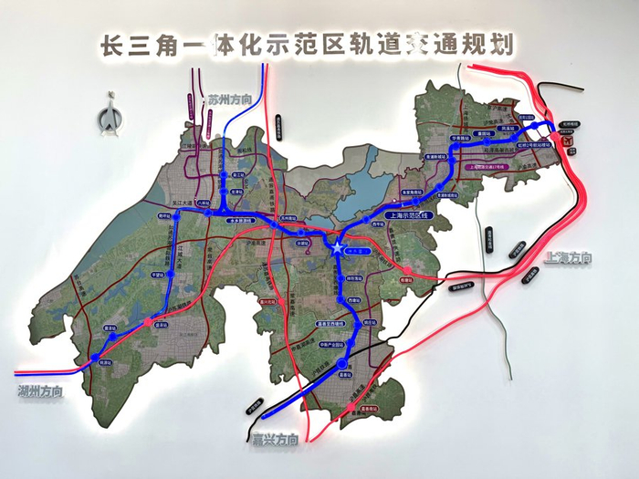 沪苏嘉城际铁路规划路线，黄于悦摄