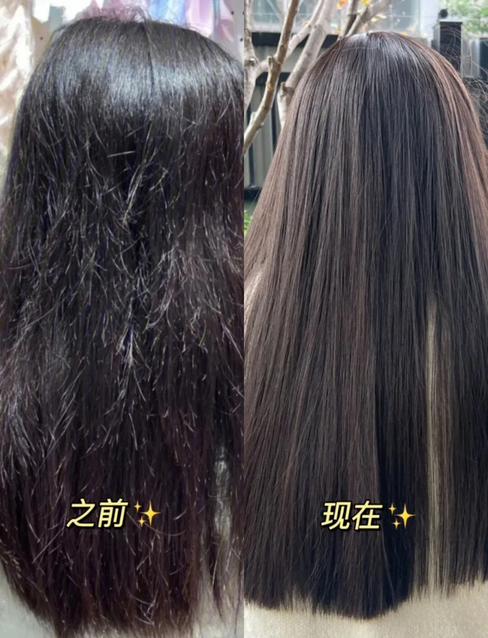 而且价格不贵，用法简单，洗完效果也好，自己在家花几分钟，就能养出像做完沙龙护理的秀发。