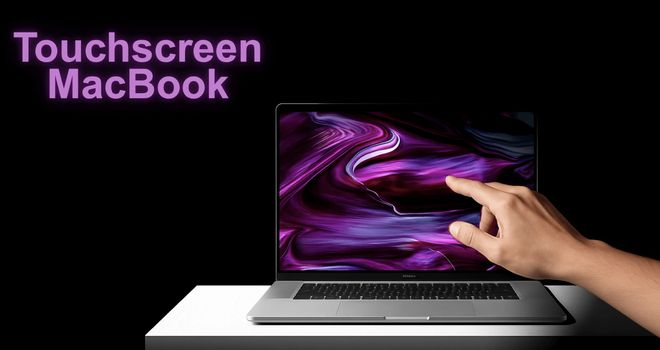 ▲网传配备触控屏的MacBook Pro渲染图（图源：techtero）
