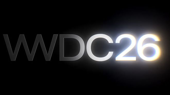 ▲WWDC 26中的“26”被突出显示（图源：苹果官网）