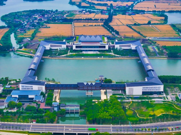 长三角生态绿色一体化示范区重大项目方厅水院。