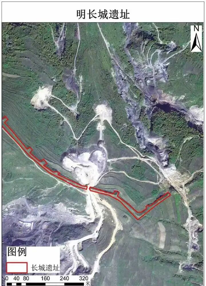 遥感卫星技术图片证实明长城被破坏。