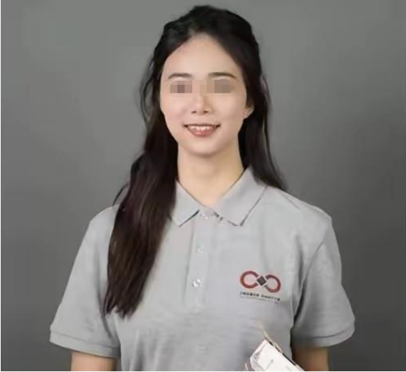 学校宣传文章中樊同学的照片
