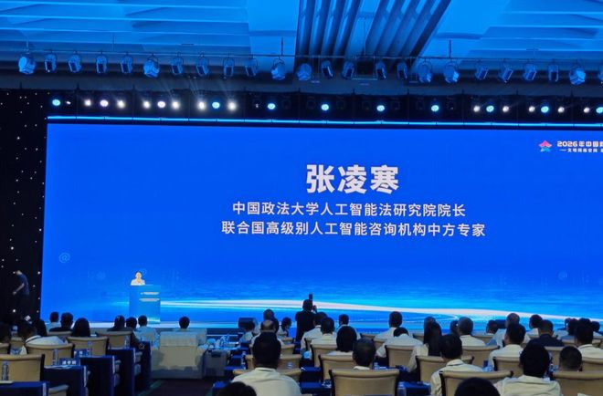 ▲张凌寒分享人工智能领域法治问题的观点