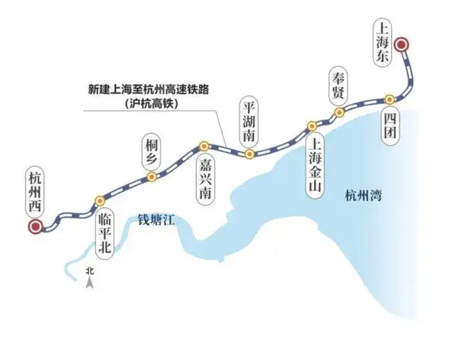 沪杭高铁示意 图片来源：都市快报