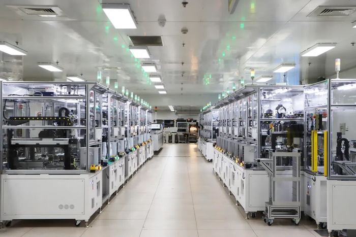 中国电科产业基础研究院微波应用研究所宇航产品自动生产线。