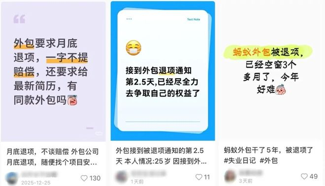 ▲网友在社交平台上分享自己被退项的经历。图 / 小红书截图
