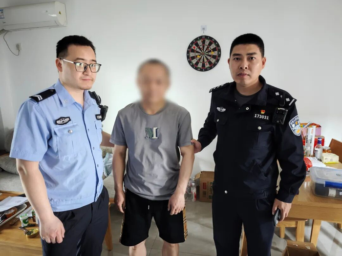 嫌疑人马某被抓获