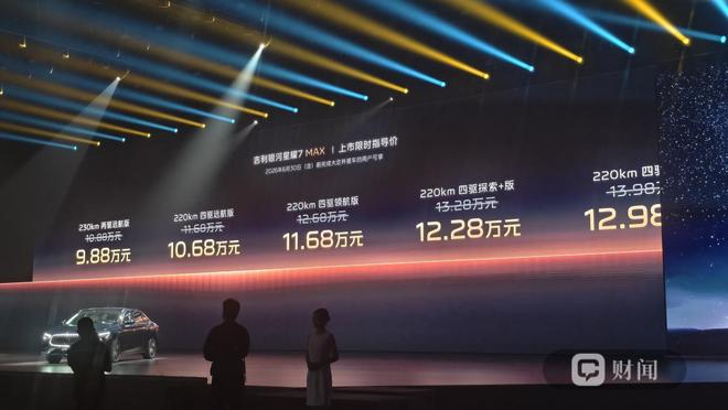 吉利银河星耀7 MAX售价 撒元明/摄