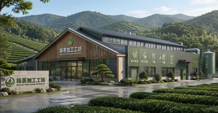 抹茶加工工坊效果图