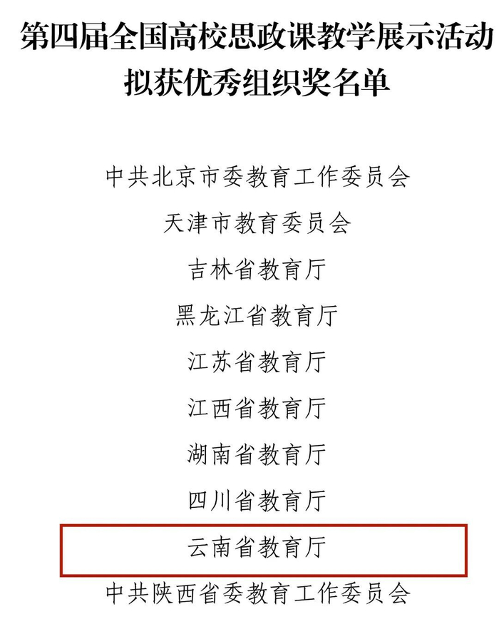 来源：云南省教育厅