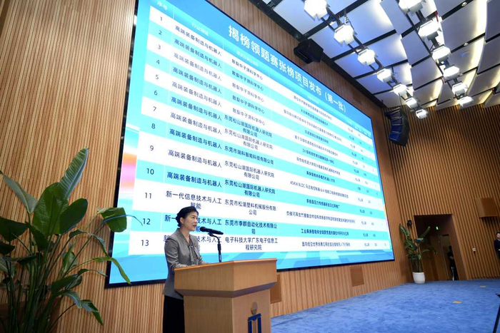 东莞发布首批揭榜领题项目。资料图片