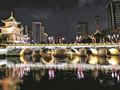 甲秀楼夜景焕新