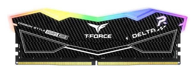 ▲ T-FORCE DELTA RGB DDR5 CARBON STYLE