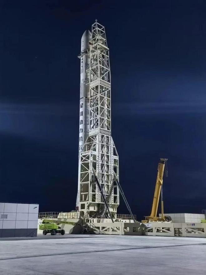  智神星系列火箭发射工位（一期）。图片来源：星河动力官微