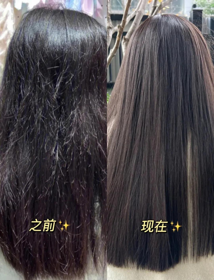 而且价格不贵，用法简单，洗完效果也好，自己在家花几分钟，就能养出像做完沙龙护理的秀发。