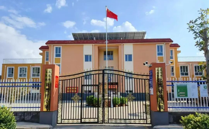 河北省正定县正定镇北贾村小学现貌。