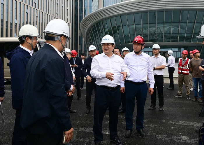 张国华调研雄安新区重点项目建设和安全生产工作。雄安媒体中心王伟倩摄