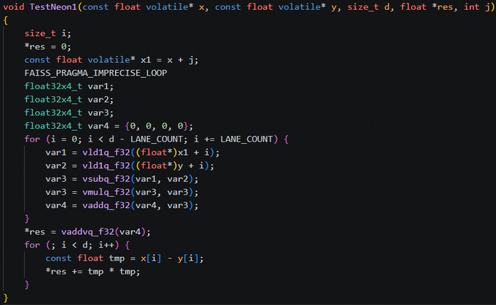 图6：faiss 1.7.4优化后算子