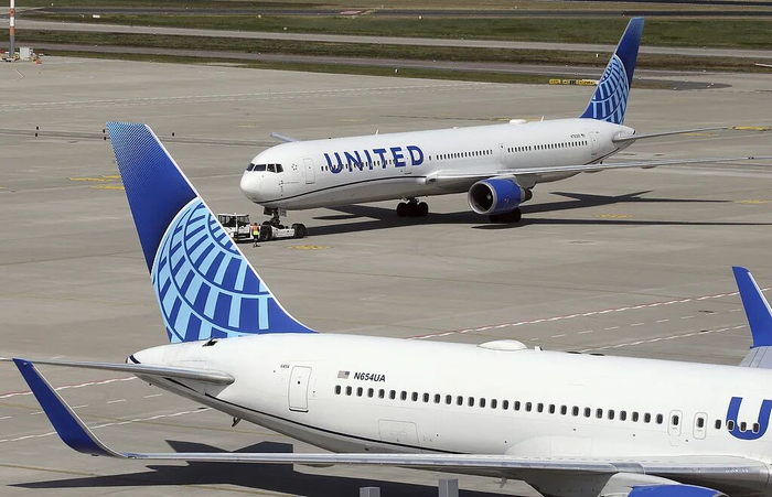 △美国联合航空公司的波音767型客机（资料图）
