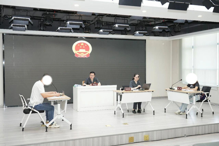 △社区巡回审判现场