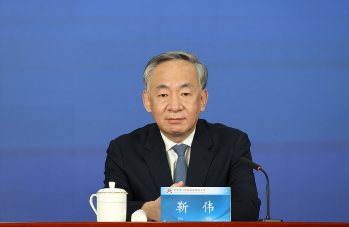 北京市委常委、副市长靳伟在发布会上。首都之窗记者李磊摄