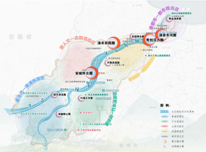  西苕溪建设布局。