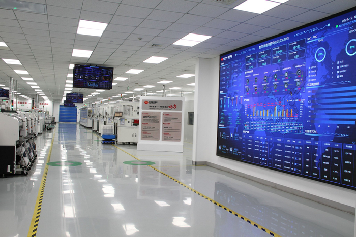 图为科环集团国能智深智能制造车间实景图