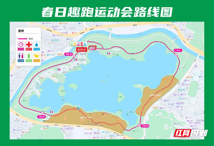 比赛线路图。